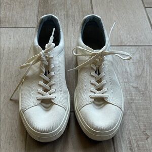 Rothy's Men's Cream Knit Sneakers